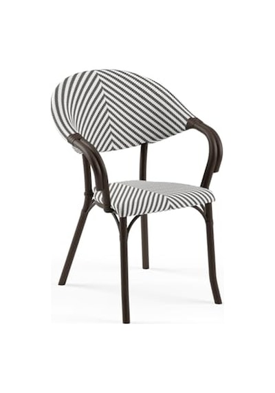 Tilia Flash-n Polipropilen Kollu Sandalye Venge İskelet - Bahçe, Balkon, Teras, Veranda, Havuz Kenarı, İç Ve Dış Mekan, Kafe, Restoran İçin, İstiflenebilir