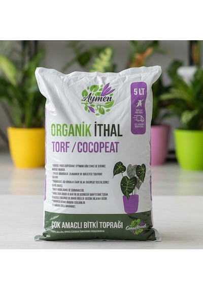 5 Litre Organik İthal Çok Amaçlı Bitki Toprağı - Çiçek, Sebze