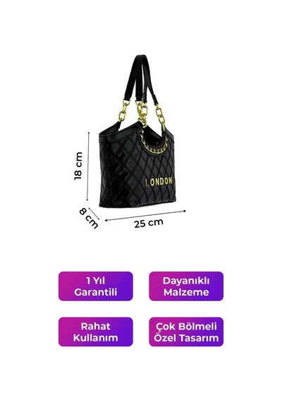 Kriste Bell Kadın Çanta Siyah 26500 Siyah