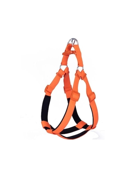 Doggie Konfor Dokuma Ronin Köpek Göğüs Tasması Xxxlarge Turuncu 3x75-85 Cm Çok Renkli