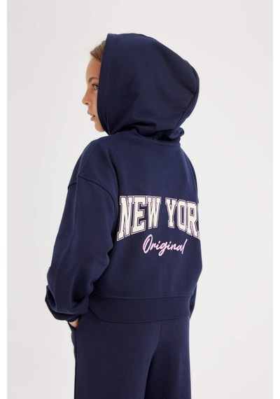 Defacto Kız Çocuk Yazı Baskılı Lacivert Kapüşonlu Fermuarlı Okul Sweatshirtü C6876A824AUNV241 Lacivert Defacto Kız Çocuk Yazı Baskılı Lacivert Kapüşonlu Fermuarlı Okul Sweatshirtü C6876A824AUNV241 Lacivert