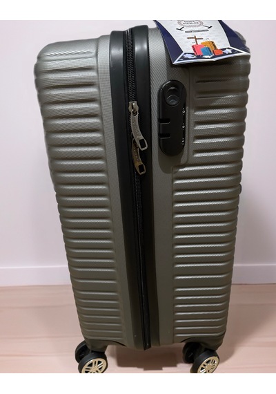 G&d Polo Suitcase Ayçix Kabin Boy Valiz Açık Gri