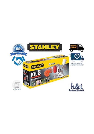 Stanley 9045671STN 8 Parça Kompresör Aksesuar Seti