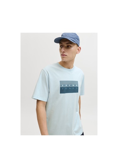 Jack & Jones Jcofusıon Dots Prınt Tişört 12289863 Mavi