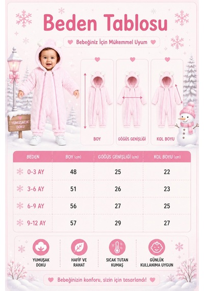 Chicsy Baby Tatlı Tavşan Kulaklı Çift Fermuarlı Welsoft Bebek Tulumu Kapüşonlu Peluş Kışlık Unisex Tulum Pembe Chicsy Baby Tatlı Tavşan Kulaklı Çift Fermuarlı Welsoft Bebek Tulumu Kapüşonlu Peluş Kışlık Unisex Tulum Pembe