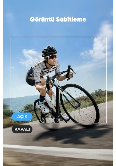 Akaso Brave 4 Pro Dual Screens 4K 30Fps Wi-Fi Aksiyon Kamera ve Süper Aksesuar Seti (Akaso Türkiye 2 Yıl Garantili)