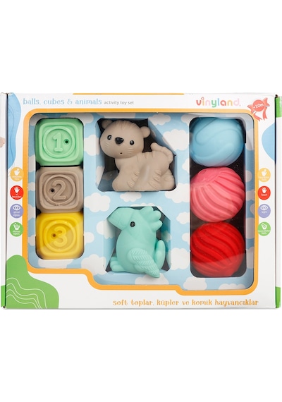 Erpa Oyuncak Vinyland 8'li Aktivite Seti Soft Toplar H3e24179223n1