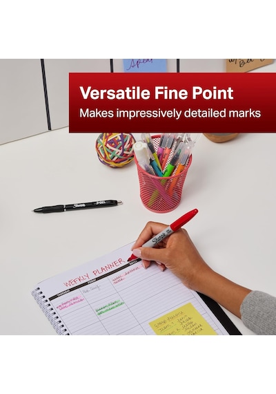 Fine Permanent Markör 24'lü Karışık Paket, Flamingo