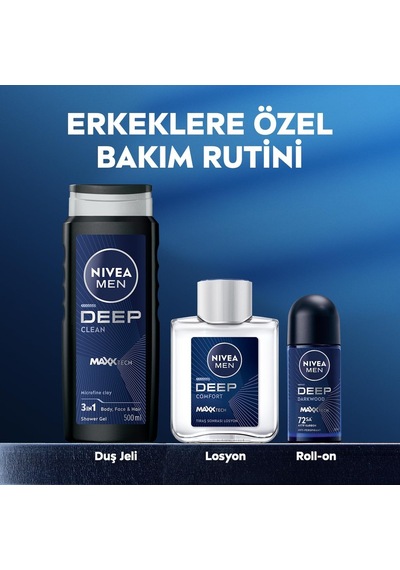 Men Erkek Deep Comfort Tıraş Sonrası Losyon 100 Ml,nemlendirici,tahrişe Ve Kurumaya Karşı Koruma,yenileyici