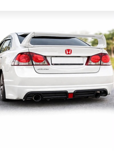 Honda Civic Fd6 2006-2012 Model Uyumlu Kırmızı Bağaj Logo Arka Amblem Oem Kalite 0