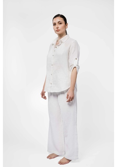 Atelier Chaputs Elya White Shirt Çok Renkli
