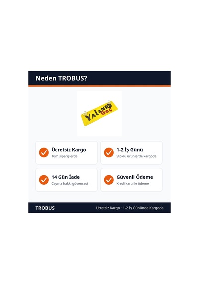 Trobus Vantuzlu Dekor Plaka Cam Süsü Yalanı Geç Yazılı 22x7,5 Cm Sarı