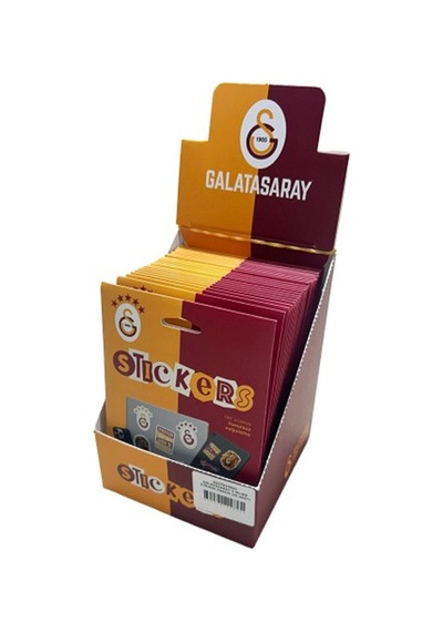 Galatasaray 5 Yıldız Sticker Paketi 25 Adet Çok Renkli