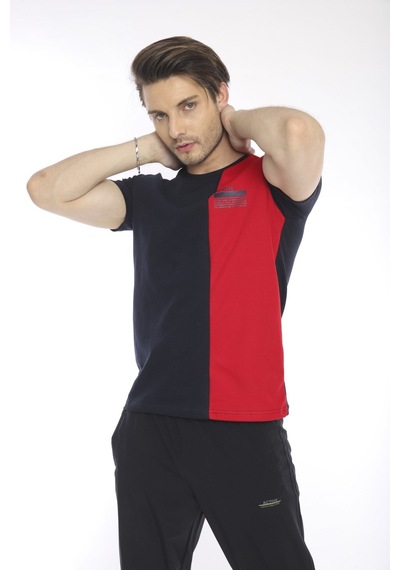 Escetic Erkek Spor, Abd Pike Interlok 1. Kalite Kumaş Lacivert Slimfit Bi Lacivert