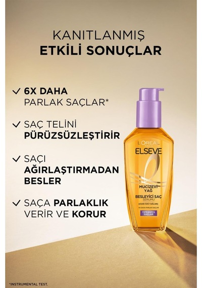 L'oreal Paris Elseve Mucizevi Onarıcı Bakım Yağı 100 Ml