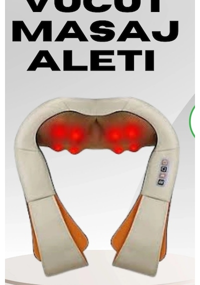 Isıtmalı Boyun Aleti - Omuz Sırt Şal Tipi Yoğurmalı Cihazı, Araç Ve Ev Uyumlu Bx-315979