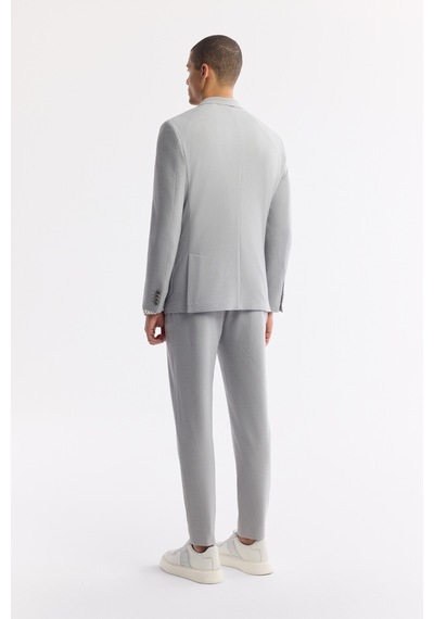Avva Erkek Gri Mono Yaka Viskon Karışımlı Hafif Bi-stretch Blazer Comfort Slim Fit Ceket A51y4001 Avva Erkek Gri Mono Yaka Viskon Karışımlı Hafif Bi-stretch Blazer Comfort Slim Fit Ceket A51y4001
