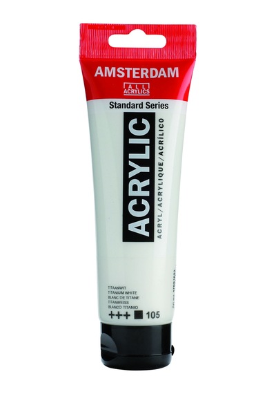 Talens Amsterdam Akrilik Boya 120ML N 105 Titanium White