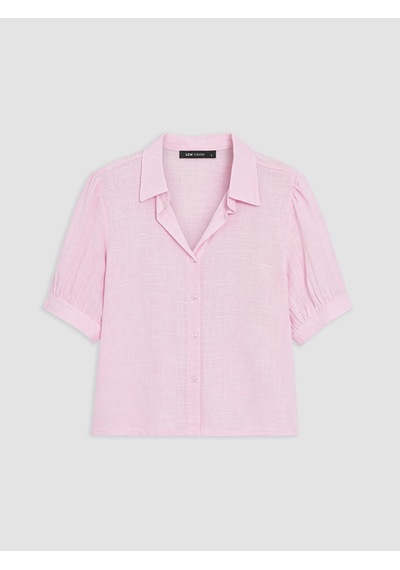 Lcw Vision Pembe Regular Fit Kadın Gömlek