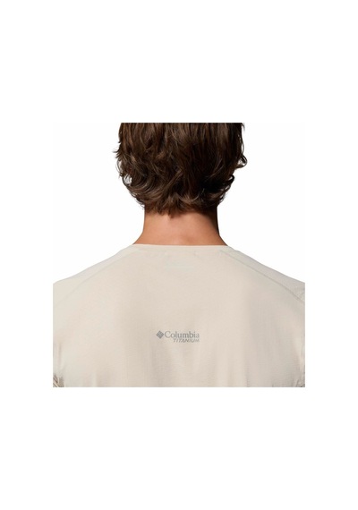 Columbia Diamond Peak Pro Erkek Teknik Kısa Kollu Tişört-9184 Bej