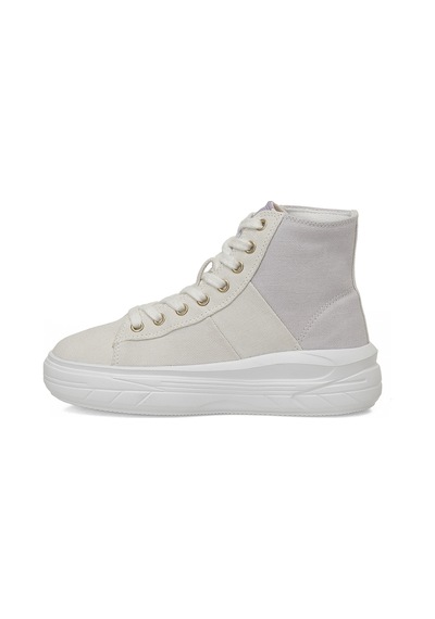 Uspoloassn U.s. Polo Assn. Cleberas Jr Bej Kız Çocuk High Sneaker Bej-lıla-pudra