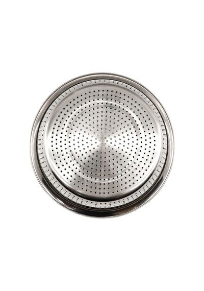 32cm Kulpsuz Paslanmaz Metal Sepet Süzgeç 5580 Çok renkli