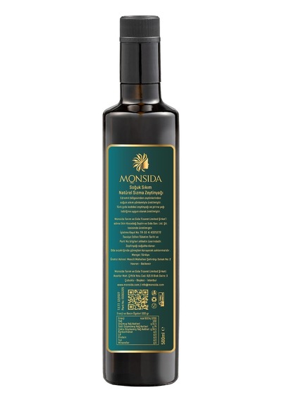 Edremit Naturel Sızma Zeytinyağı Soğuk Sıkım 500ml