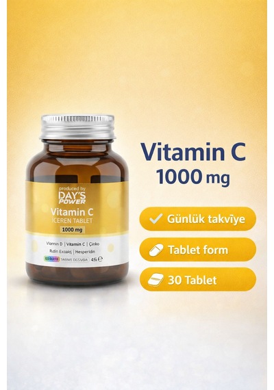 Day's Power C Vitamini 30 Kapsül