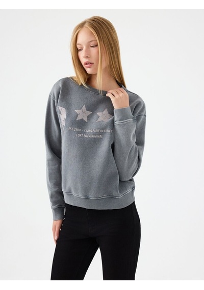 LOFT Regular Fit Kadın Sweatshirt Lf2040513 Q1.v1 Gri