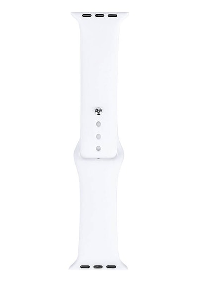 Watch 7 41mm Band Serisi Klasik Kordon Silikon Strap Kayış-beyaz