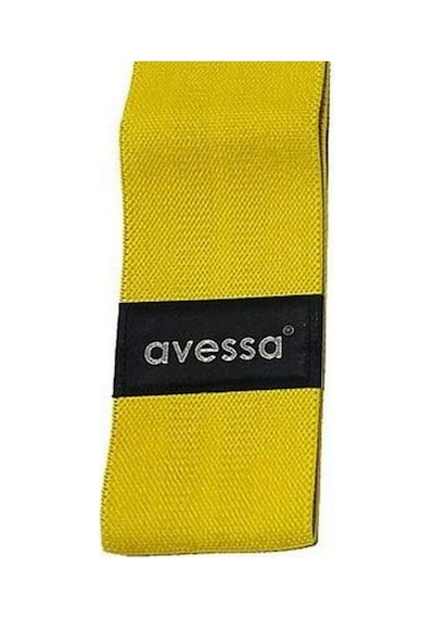 Avessa Lab Profesyonel Dokuma Aerobik/direnç Bandı - Hafif / Sarı Sarı