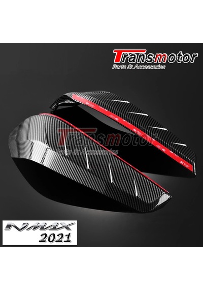 Nmax 125-155 2021 Bacak Rüzgar Koruma Seti Kasa Füme Şeffaf