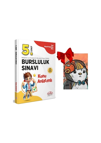 2025 5. Sınıf Bursluluk Konu Anlatımı Yeni Maarif Modeline Göre İokbs Defter Hediyeli