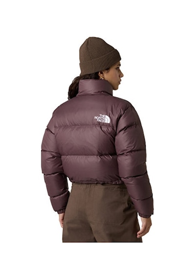 The North Face W Nuptse Short Jacket Kadın Outdoor Montu 700 Dolgu Kaz Tüyü Nf0a5ggebq71 Gri Gri