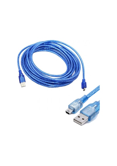 Usb 2.0 To Mini Usb 5 Pin Şarj Ve Data Kablosu 10m