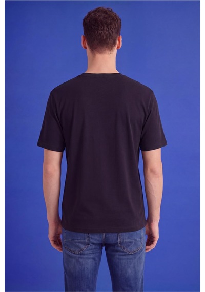 Freemen Erkek Oversize Tişört Nefes Alan Yumuşak Dokulu Terletmeyen Rahat Kalıp Basic-399 Siyah