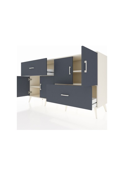 Hyperion Konsol 3 Raflı 2 Çekmeceli 4 Kapaklı 176x44x99 Aytaşı-an Aytaşı-antrasit Hyperion Konsol 3 Raflı 2 Çekmeceli 4 Kapaklı 176x44x99 Aytaşı-an Aytaşı-antrasit