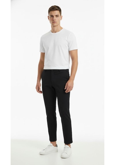 Plus Scorpion Erkek Slim Fit Klasik Kumaş Pantolon Dar Kesim, Günlük Ve Ofis Kullanımına Uygun Şık Tasarım Siyah Plus Scorpion Erkek Slim Fit Klasik Kumaş Pantolon Dar Kesim, Günlük Ve Ofis Kullanımına Uygun Şık Tasarım Siyah