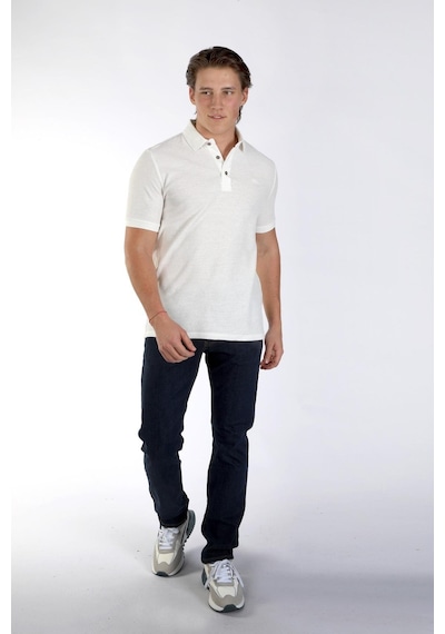 Lee Cooper Tylen Erkek Polo Yaka T-Shırt Ekru-17659-Ekru