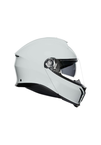 Agv Tourmodular Solid Stelvio Çene Açılır Kask Beyaz