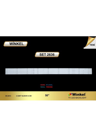 Winkel Lcd Led-2636 Takım 4 Lü-50u9700, 50ua9600, Tv Led Bar, Panasonic Tx-50hx710e