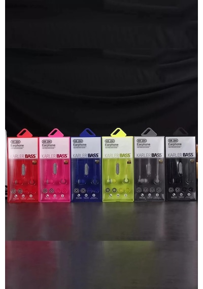 Karler Bass Kr-204 Kablolu Kulaklık - Kırmızı