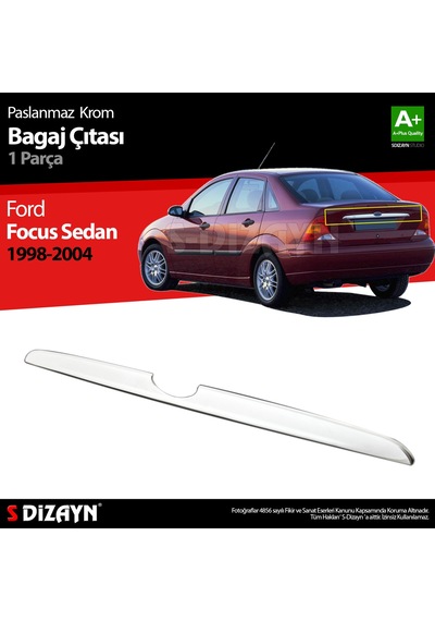 S-Dizayn Ford Focus 1 Sd Krom Bagaj Çıtası 1998-2005 N11.2823