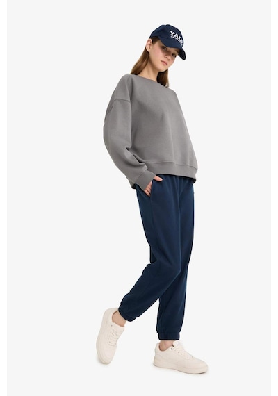 Defacto Beli Lastikli Jogger Eşofman Altı X5391az25wnnv146 Lacivert