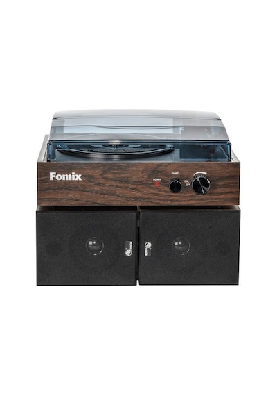 Fomix Fm200 Turntable Bluetooth Hoparlörlü Ahşap Pikap Çalar