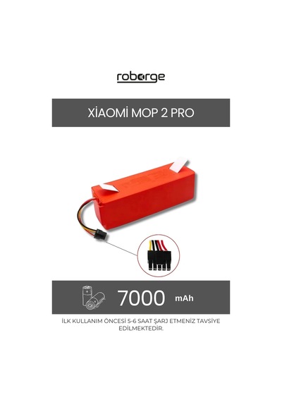 Xiaomi Vacuum Mop 2 Pro Mjst1shw Robot Süpürge Uyumlu Batarya 7000 Mah - Muadil Ürün
