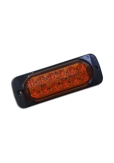 ÇAKAR LAMBA 12 LEDLİ MERCEKLİ CAM SARI