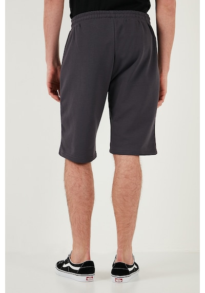 Buratti Belden Bağlamalı Pamuklu Cepli Regular Fit Erkek Short 5908047 Antrasit
