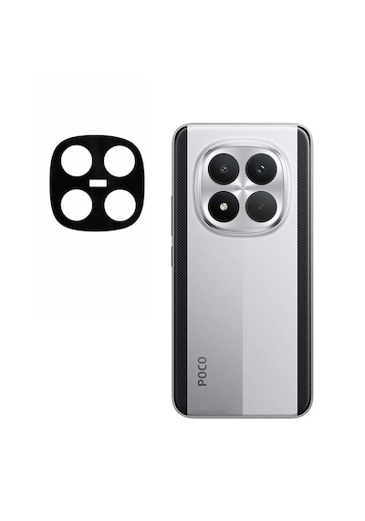 Microcase Xiaomi Poco M8 Pro/redmi Note 15 Pro Plus 5g Uyumlu Kamera Lens Koruma Halkası - Kapalı Tasarım -siyah Al3401