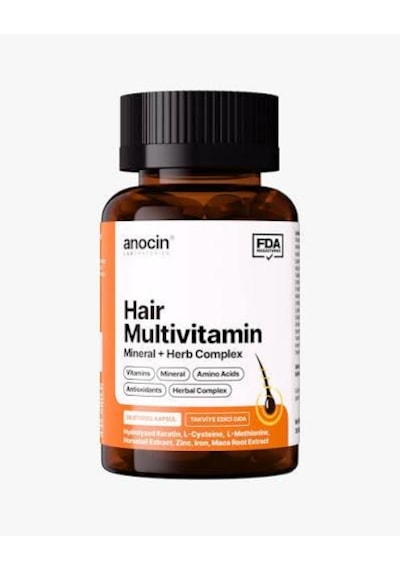 Anocin Hair Multivitamin Mineral 30 Kapsül